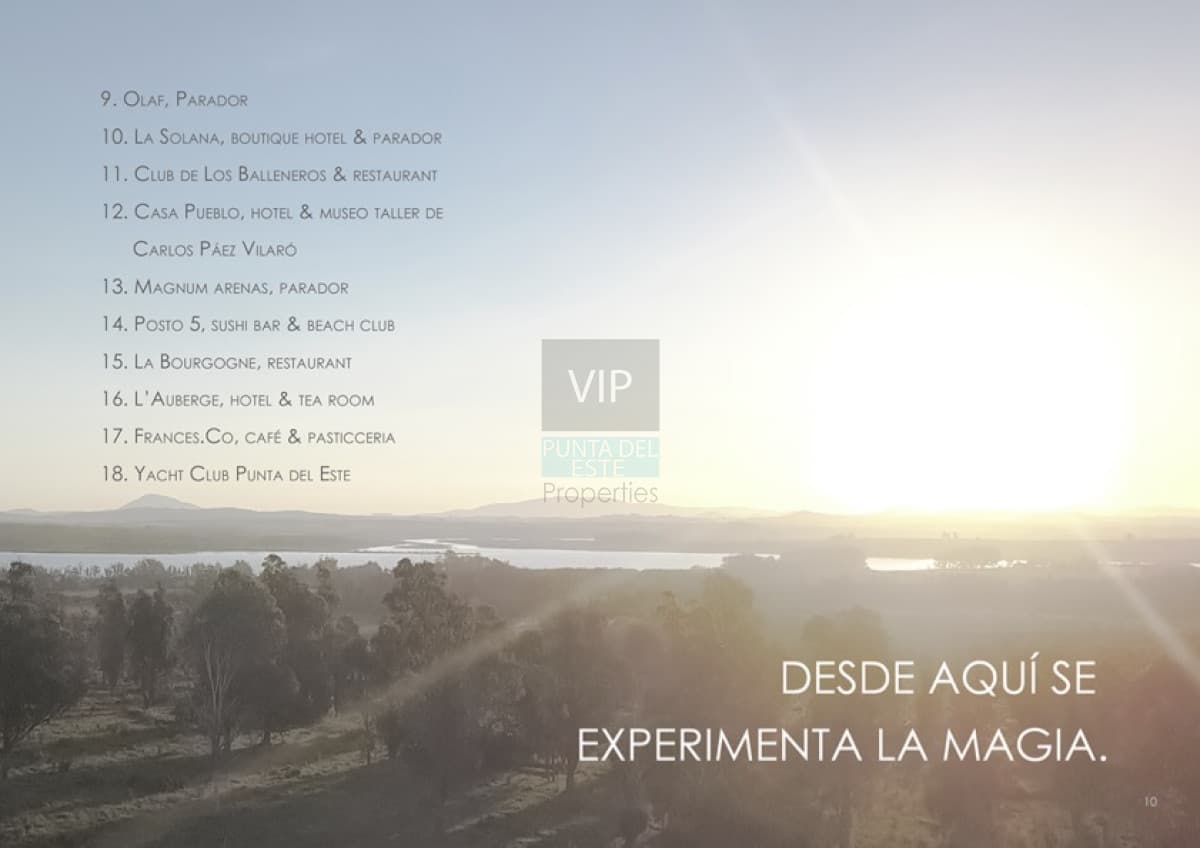 Venta terrenos en Barrio Privado - Punta del Este