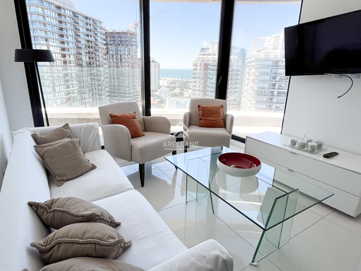 Apartamento ID.6789 - Apartamento de 1 dormitorio y medio en Artower - Punta del Este