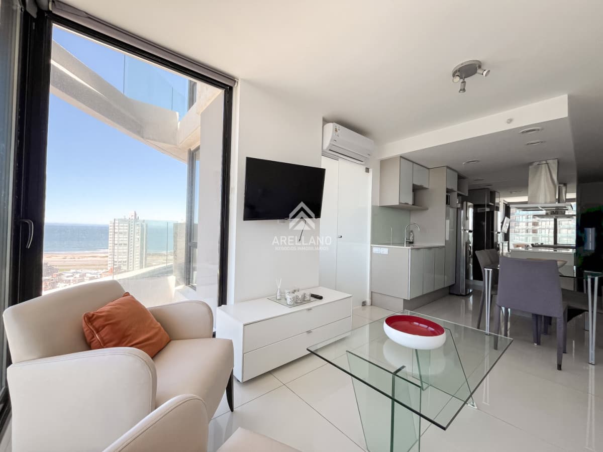 Apartamento ID.6789 - Apartamento de 1 dormitorio y medio en Artower - Punta del Este