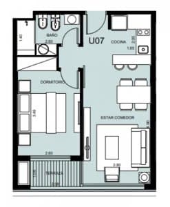 Departamento de 1 dormitorio en venta, proximo a ocupar, TORRE A ESTRENAR  -