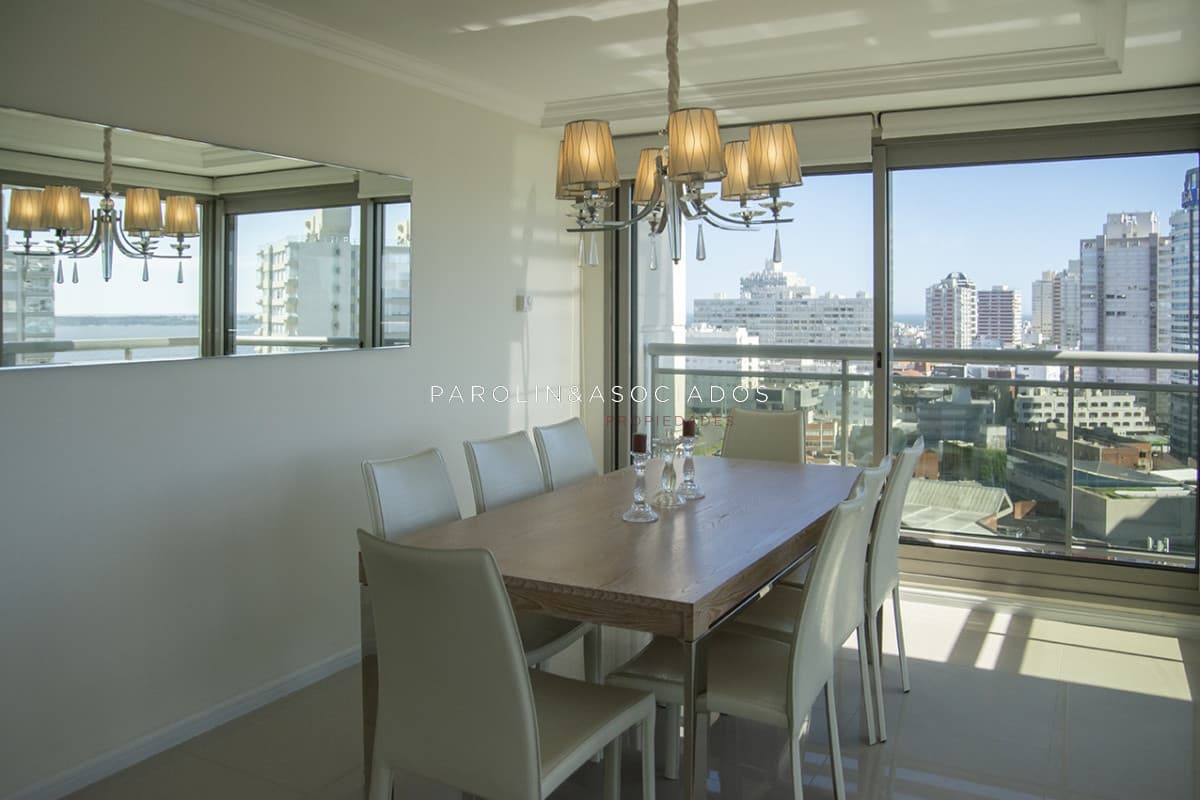 Apartamento en venta con vista al mar en Torre Imperiale, Punta del Este.