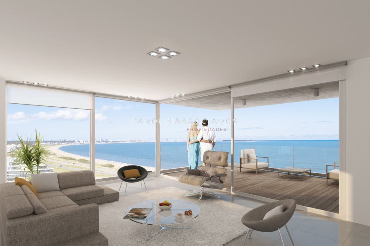 Apartamento en Poseidón Laguna con vistas únicas a Laguna y Mar.