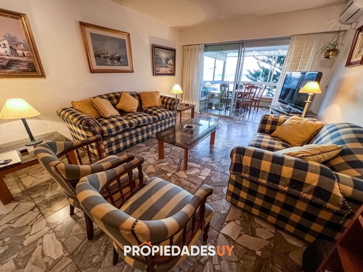 Disponible venta 1º linea mansa  Apartamento en venta y en alquiler en Mansa Punta del Este, 3 dormitorios, 2 baños. - PROPIEDADESUY - Punta del Este