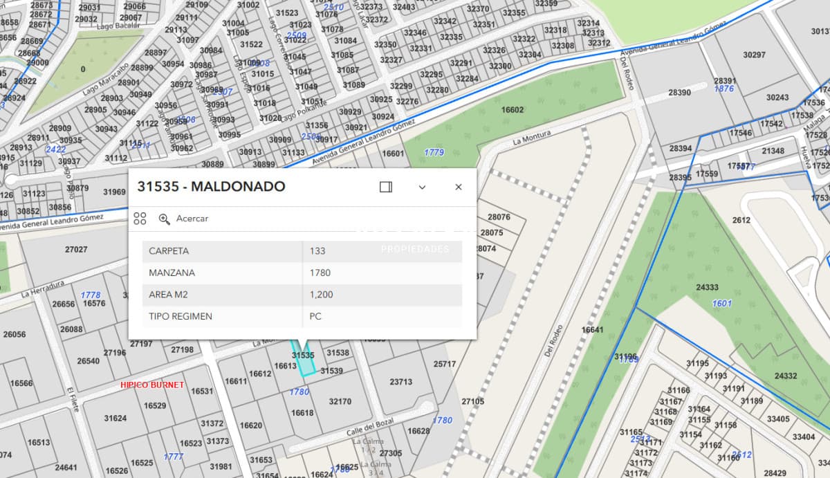 Lote 1200 m Parque Burnet