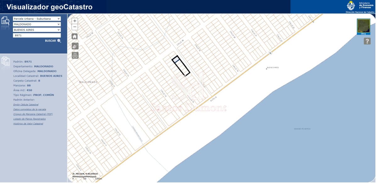 6 lotes sobre calle 17 en Balneario Bs As