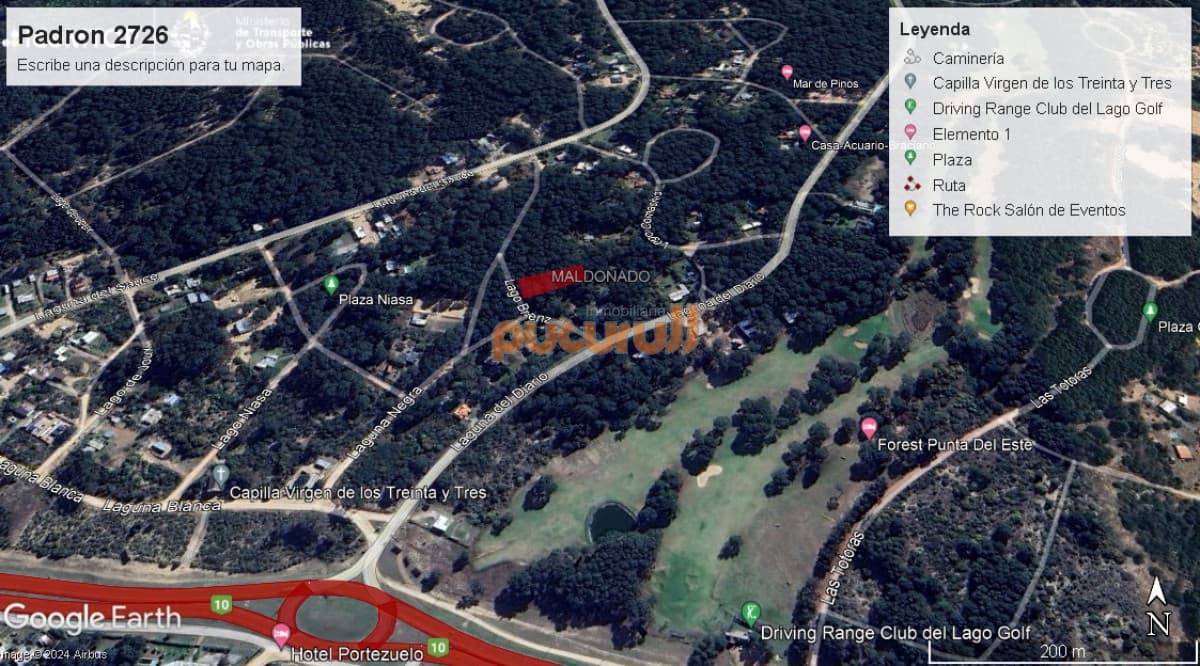 Terreno en Punta Ballena, Club del Lago