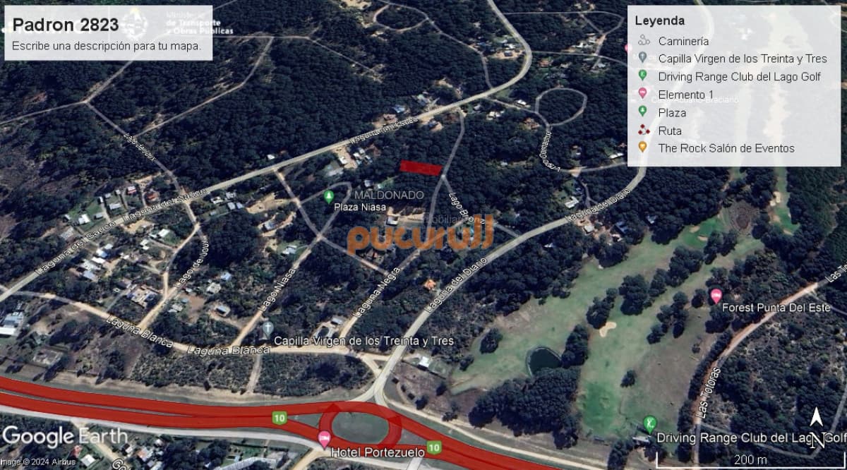 Terreno en Punta Ballena, Club del Lago