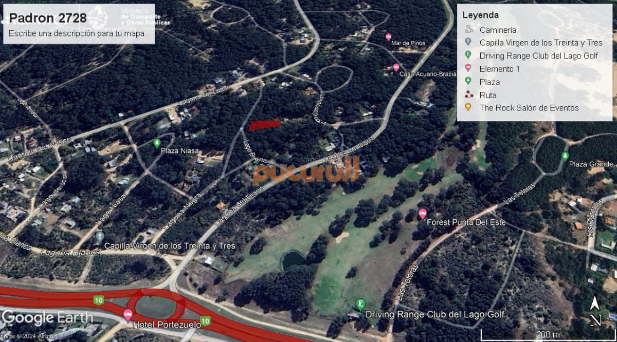 Terreno en Punta Ballena, Club del Lago