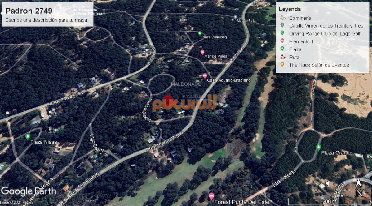 Terreno en Punta Ballena, Club del Lago