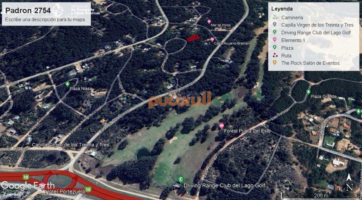 Terreno en Punta Ballena, Club del Lago