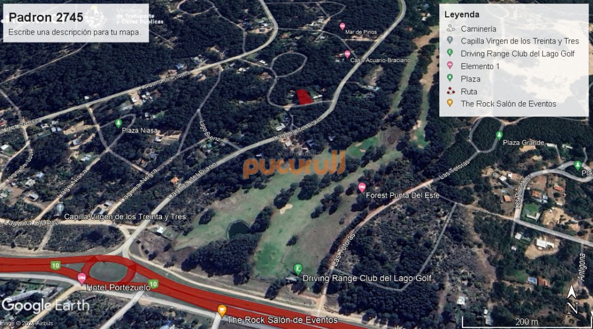 Terreno en Punta Ballena, Club del Lago