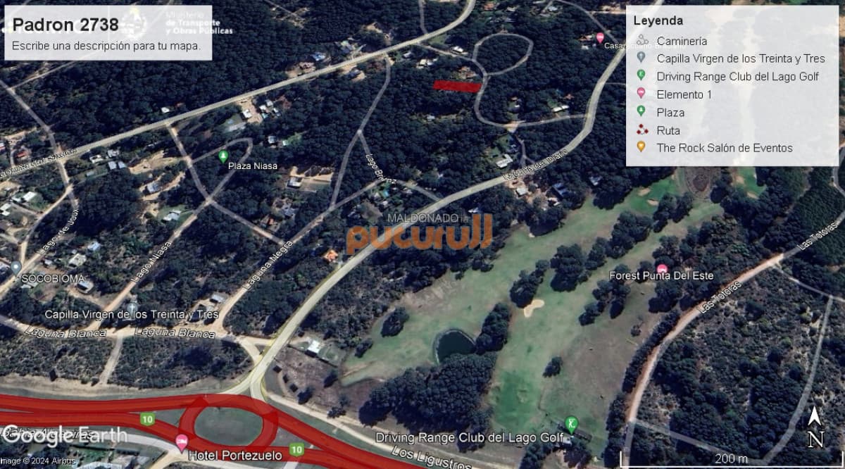 Terreno en Punta Ballena, Club del Lago
