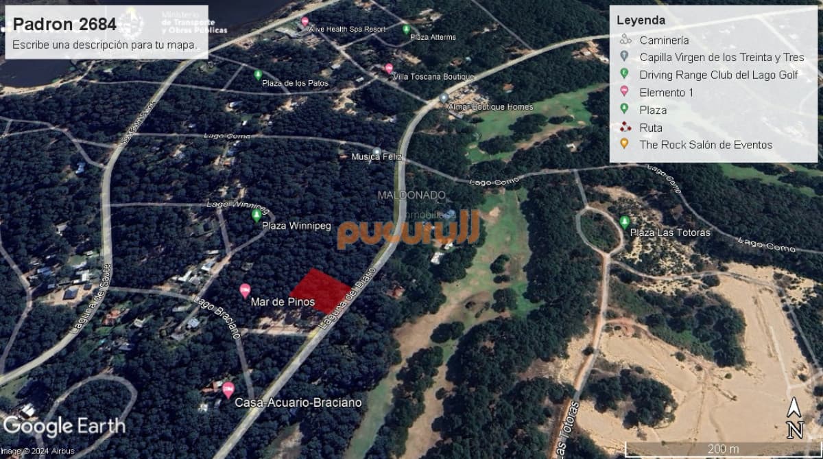 Terreno en Punta Ballena, Club del Lago