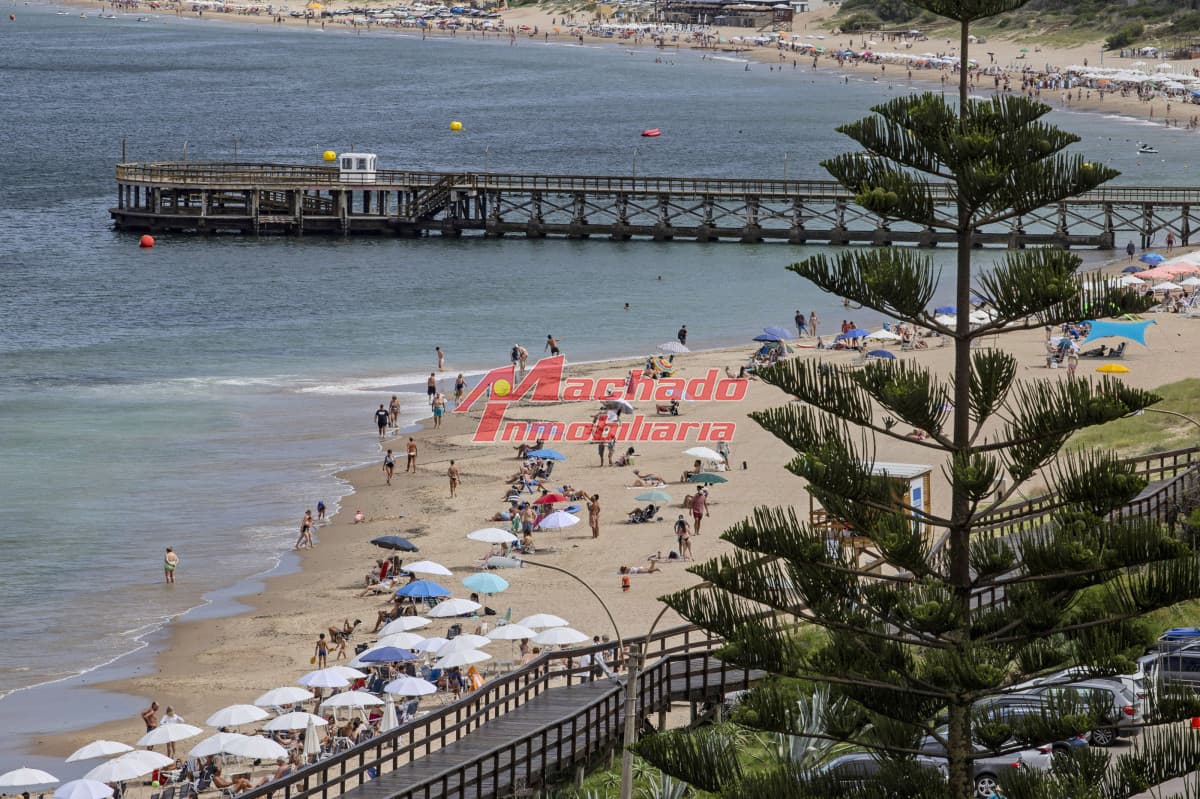 Alquiler de departamento en primera línea frente a playa mansa