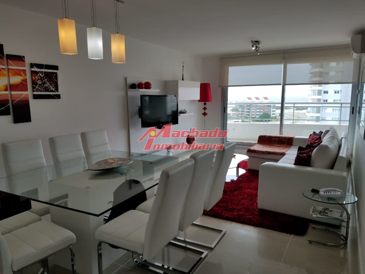 Alquiler temporario de apartamento de 3 dormitorios en Punta del Este