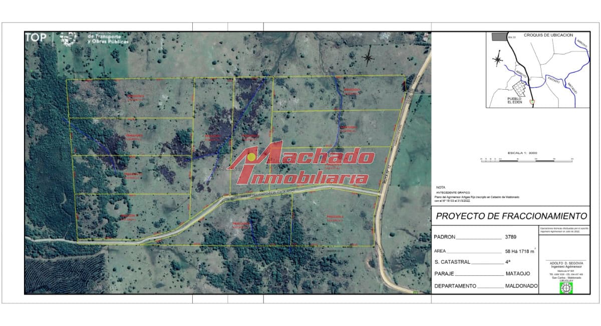 chacra en venta en Ruta 12 Pueblo Eden, Red Luminica¡¡¡¡
