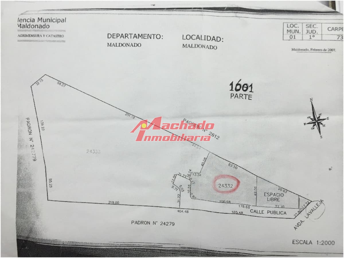 Terreno en Maldonado, Sausalito
