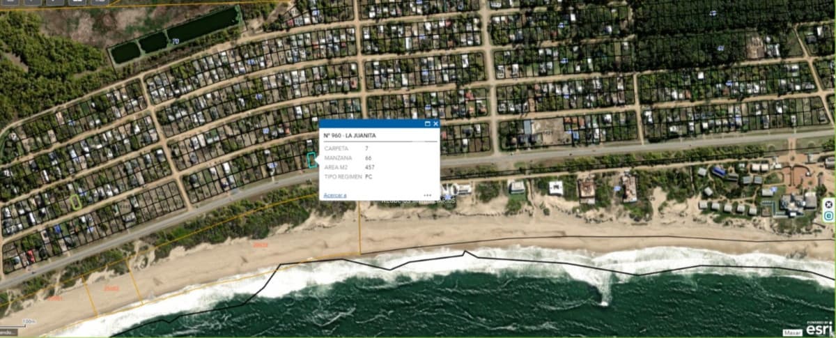 Terreno ID.4572 - Lote en venta en La Juanita - Jose Ignacio frente al mar.