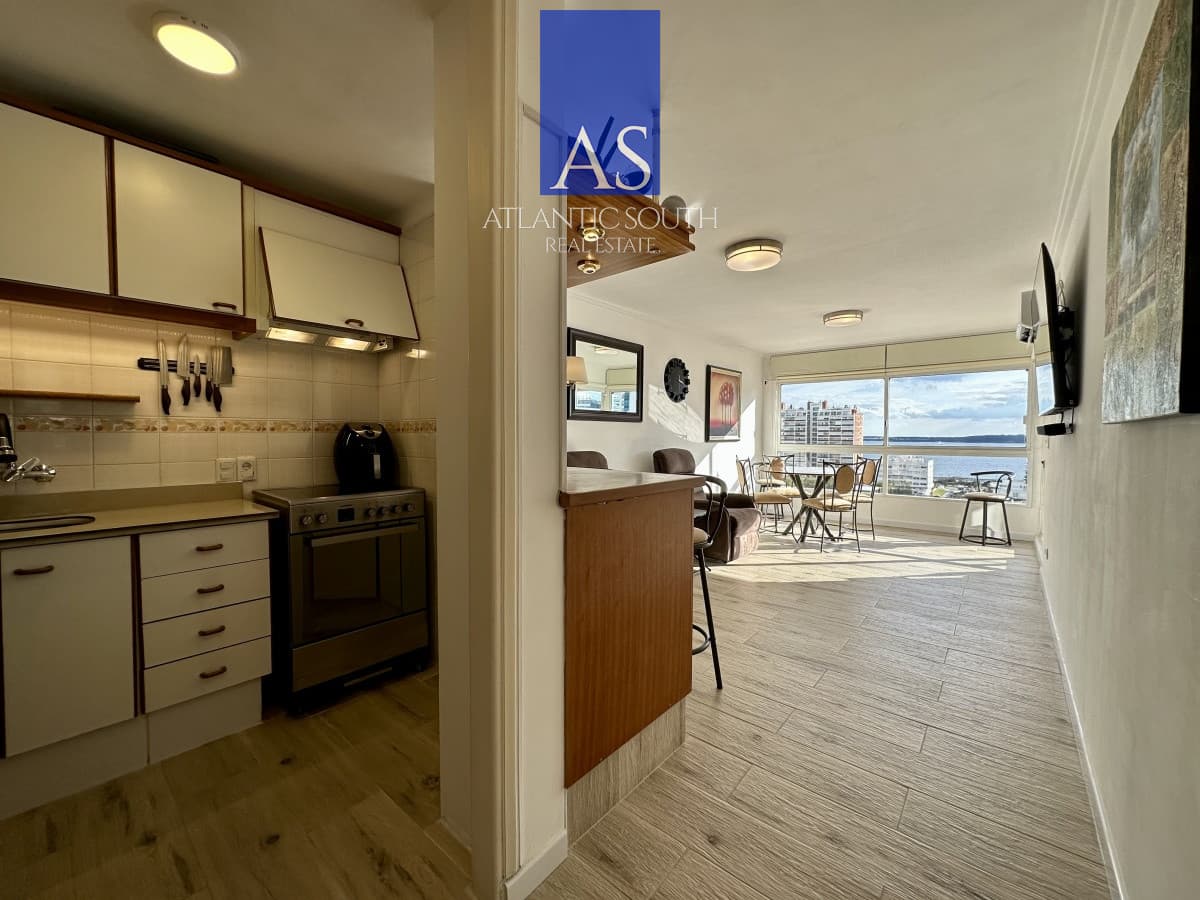 Apartamento 2 dormitorios excelente vista Playa Mansa Punta del Este