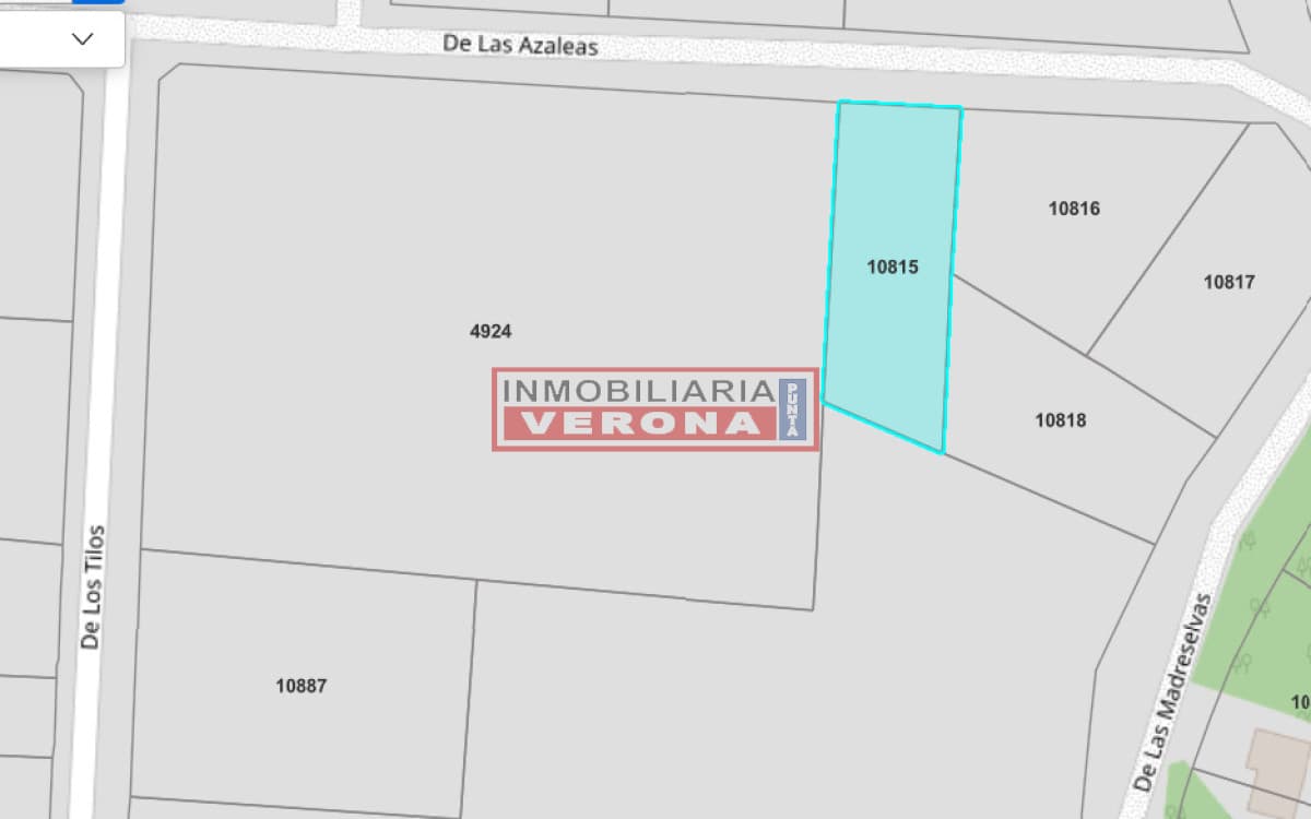 Terreno en venta - Barrio Parque del Golf - Inmobiliaria Verona Punta