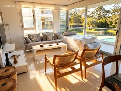 espectacular apartamento de 2 suitesaa, en playa brava  -