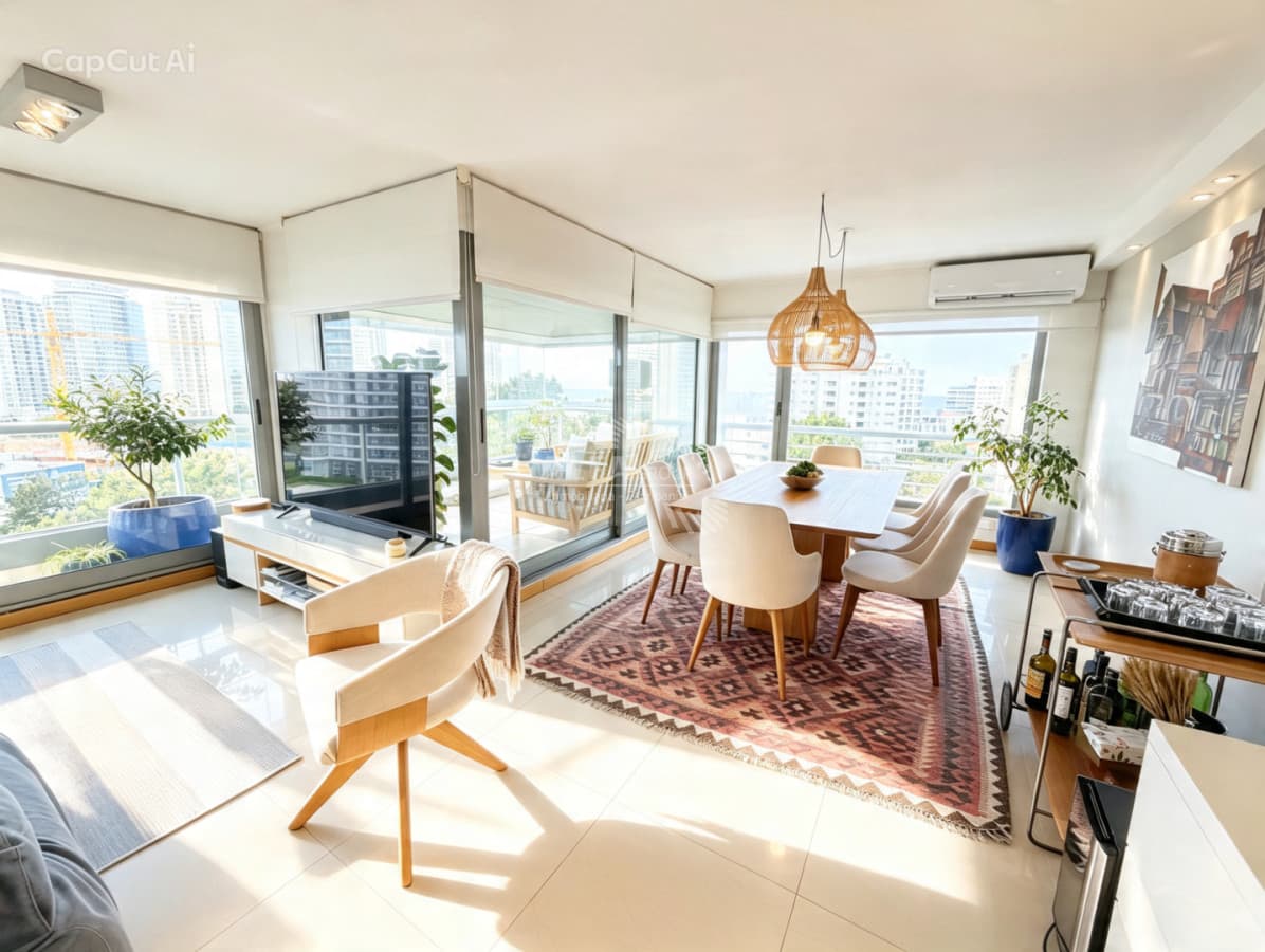 Apartamento de 3 dormitorios en venta y alquiler, brava, zona Roosevelt. Punta del Este.