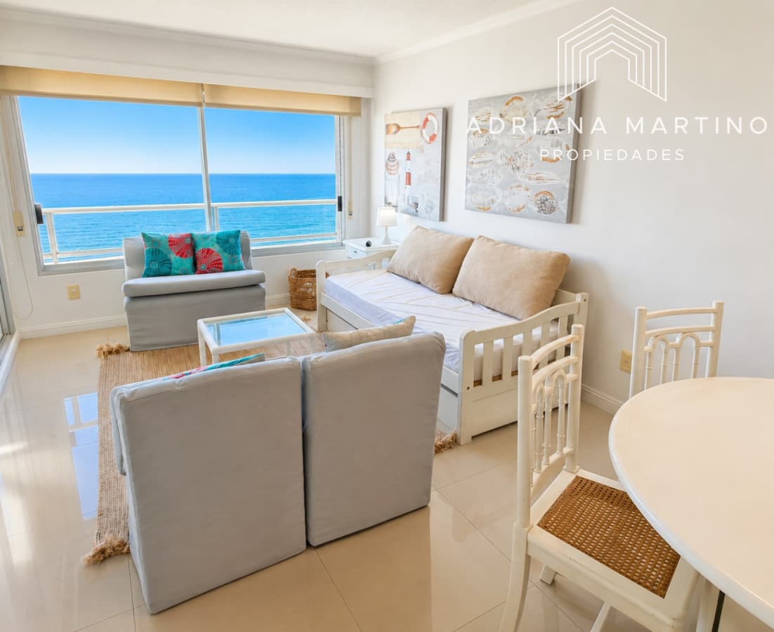 apartamento en venta frente al mar, parada 19 playa mansa