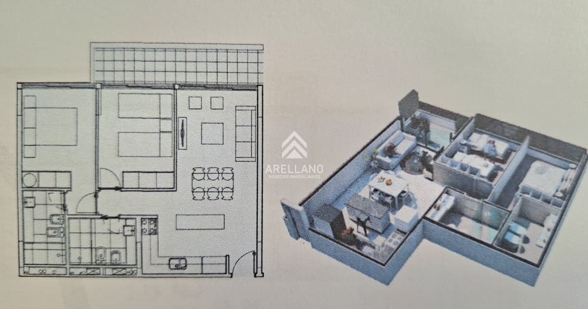 Apartamento ID.5929 - APARTAMENTO A ENTRENAR 2 DORMITORIOS