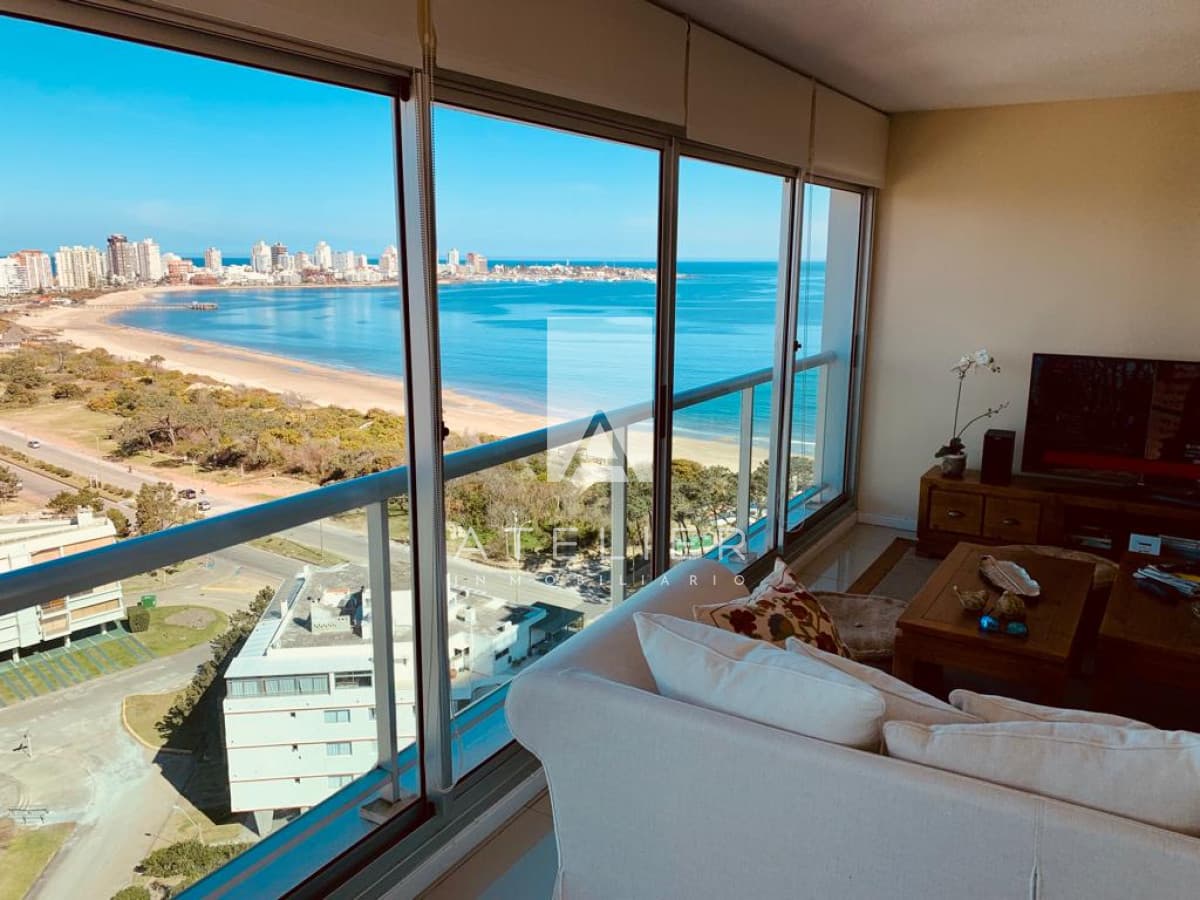 ALQUILER ANUAL -Apartamento en Mansa - Punta del Este