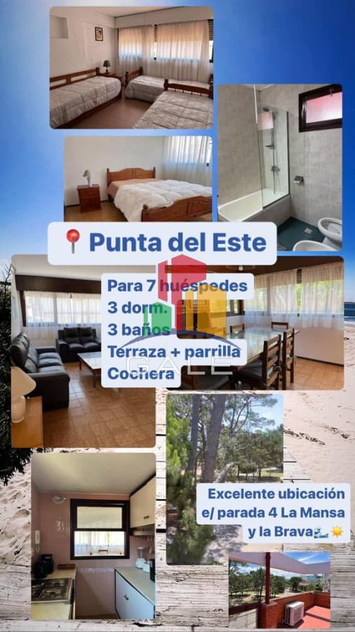Gale Propiedades & Escribanía Apartamento ID.1289 - Oferta tres dormitorios en Punta del Este