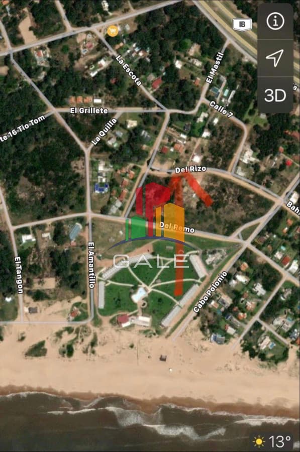 Gale Propiedades & Escribanía Terreno ID.796 - Terreno 1300 m2 , en Tio Tom - Punta Ballena