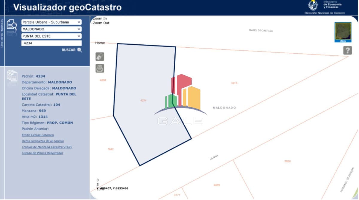 Gale Propiedades & Escribanía Terreno ID.3631 - Oportunidad Terreno!