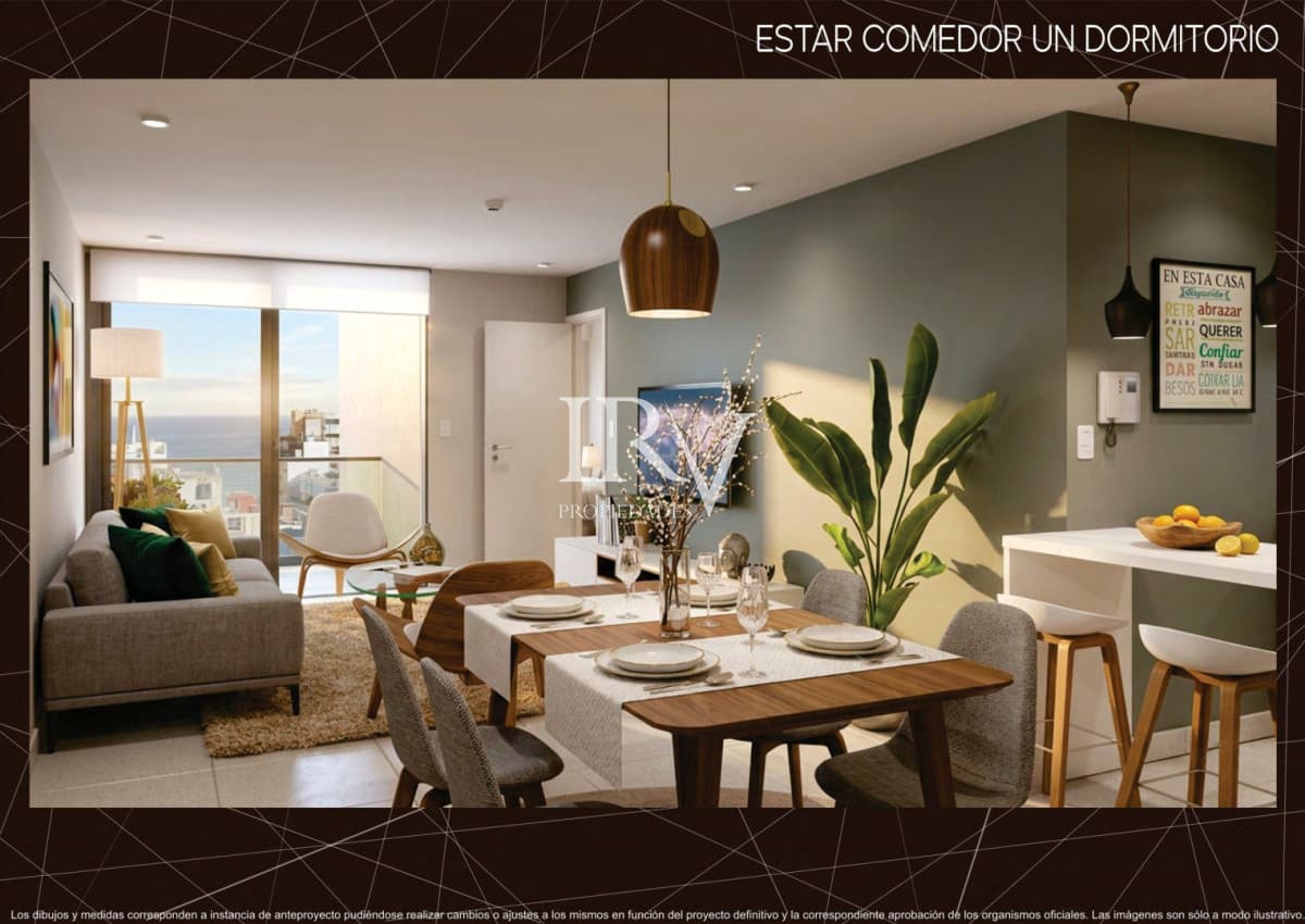 IRV PROPIEDADES Apartamento ID.537 - Apartamento a Estrenar en Pocitos - MVD   1 Dormitorio