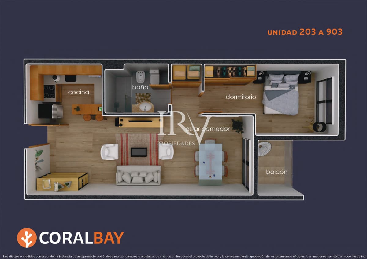 IRV PROPIEDADES Apartamento ID.784 - Venta de apartamento 1 dormitorio en Pozo.  Montevideo