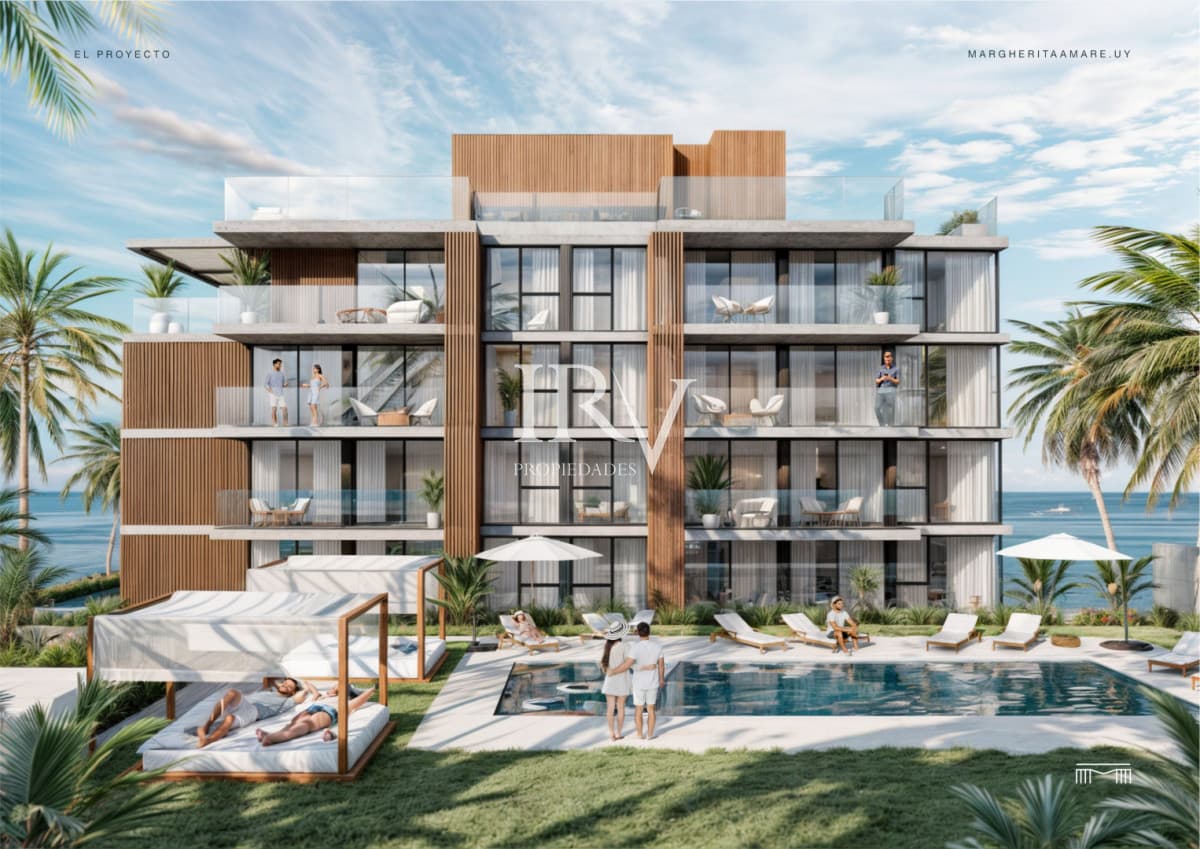 IRV PROPIEDADES Apartamento ID.1005 - Venta en Obra. Peninsula de Punta del Este. Apartamento 2 dorm con garaje