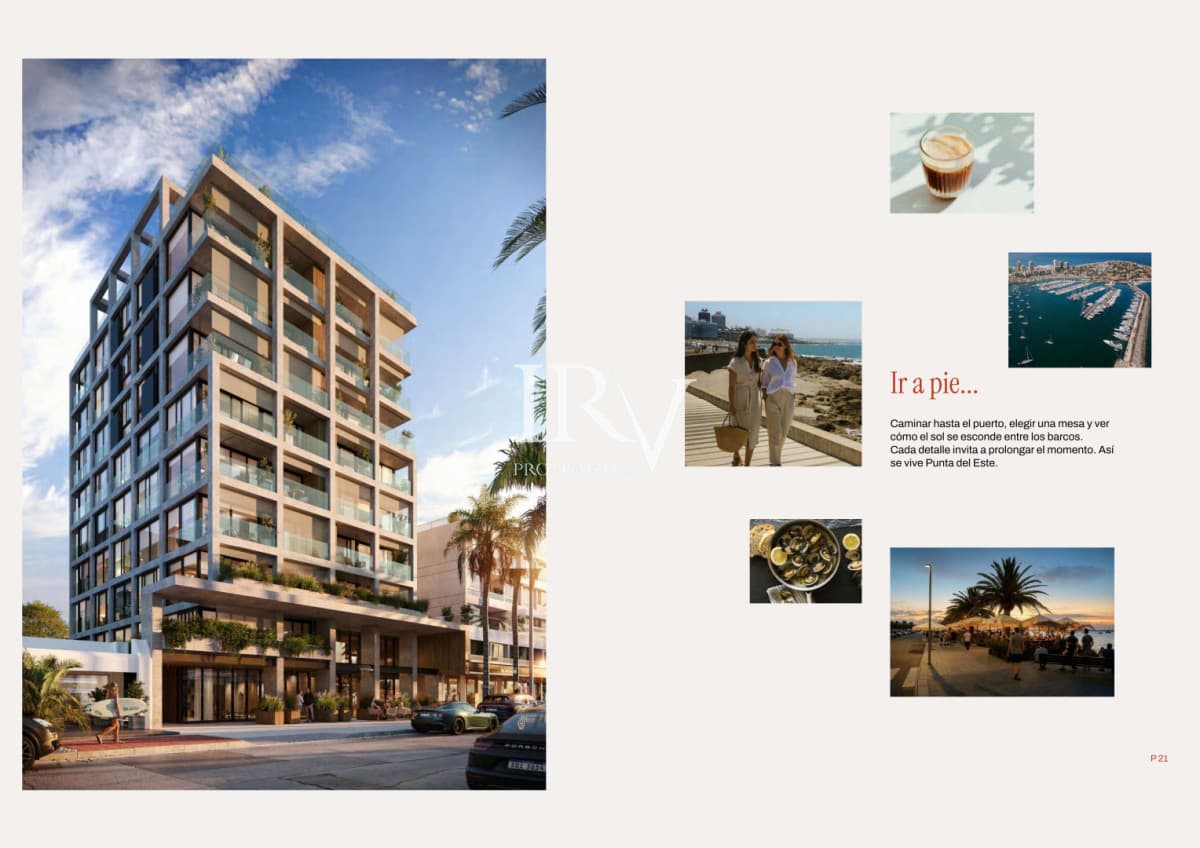 IRV PROPIEDADES Apartamento ID.1071 - Apartamento en Venta 1 dorm. En Pozo en Peninsula de Punta del Este