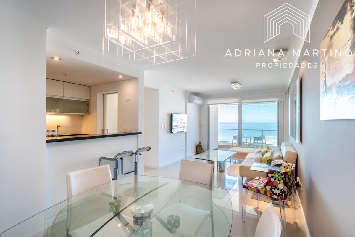 Apartamento de 2 Dormitorios en Playa Brava con Vista al Mar