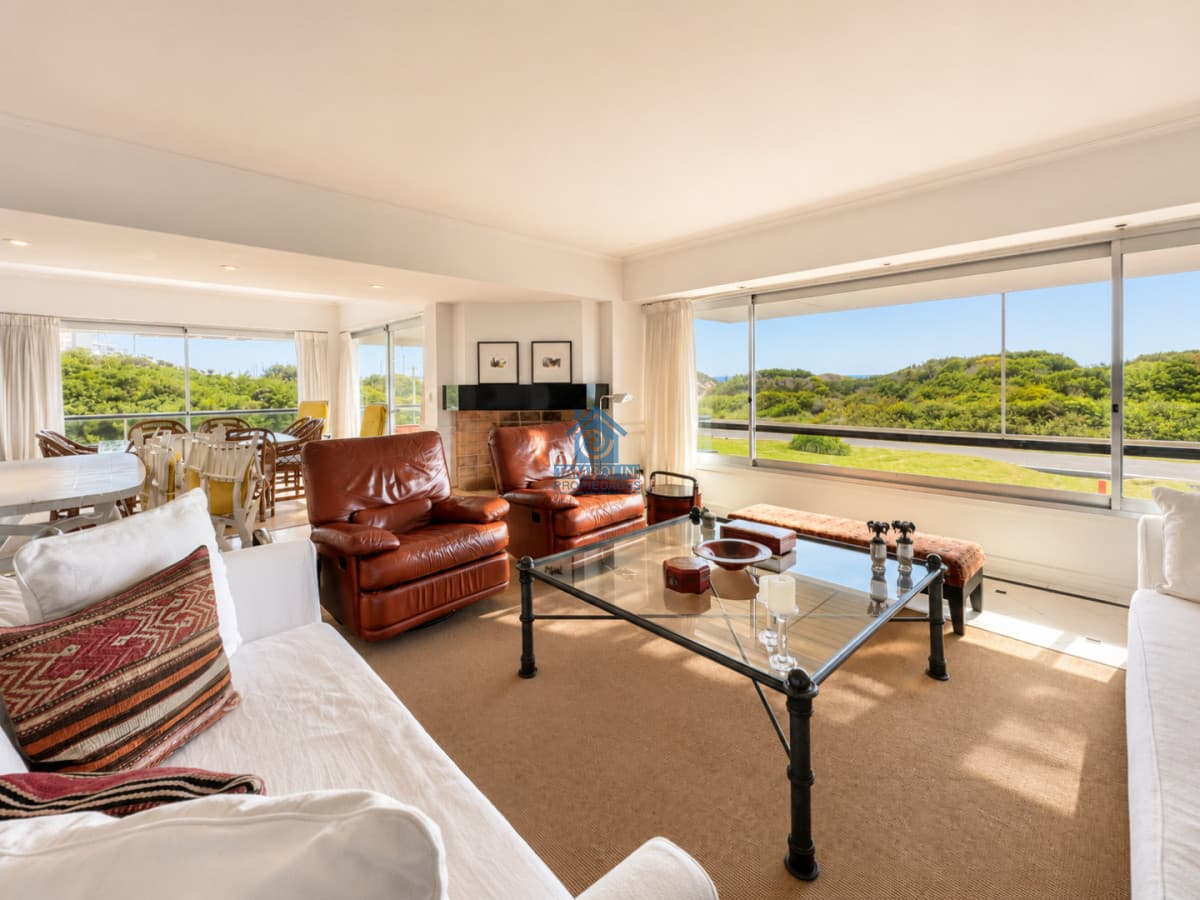 Apartamento en Alquiler, 3 Dormitorios, Primera Línea Playa Brava, Punta del Este  -