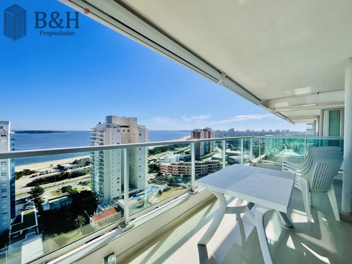 Apartamento con Vista al Mar de 2 Dormitorios a Una Cuadra de la Playa, Punta del Este