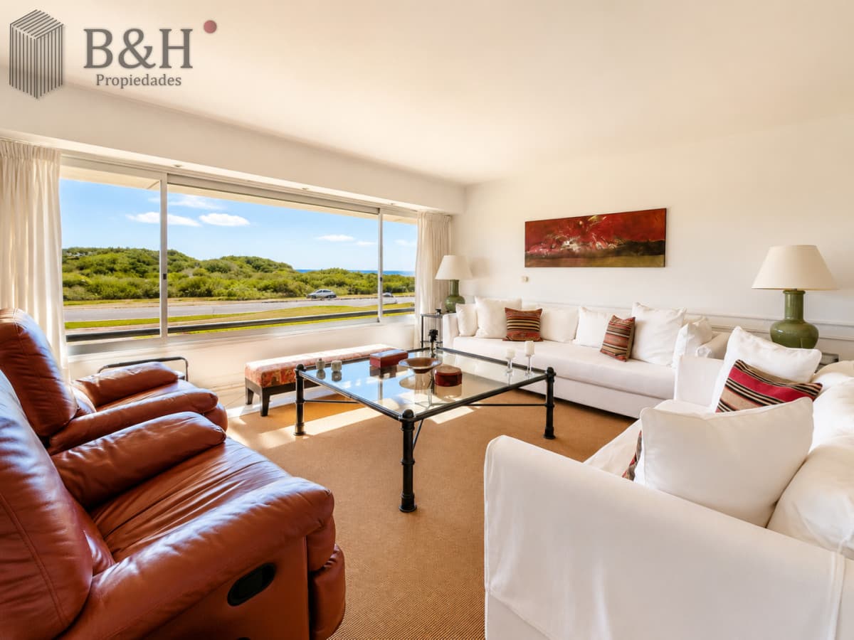 Apartamento en Alquiler, 3 Dormitorios, Primera Línea Playa Brava, Punta del Este