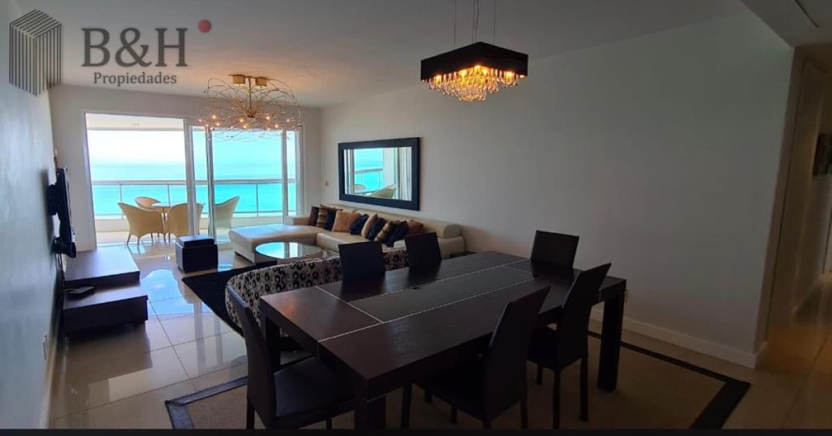 Alquiler temporario de apartamento en torre Premiun sobre playa Mansa de tres dormitorios