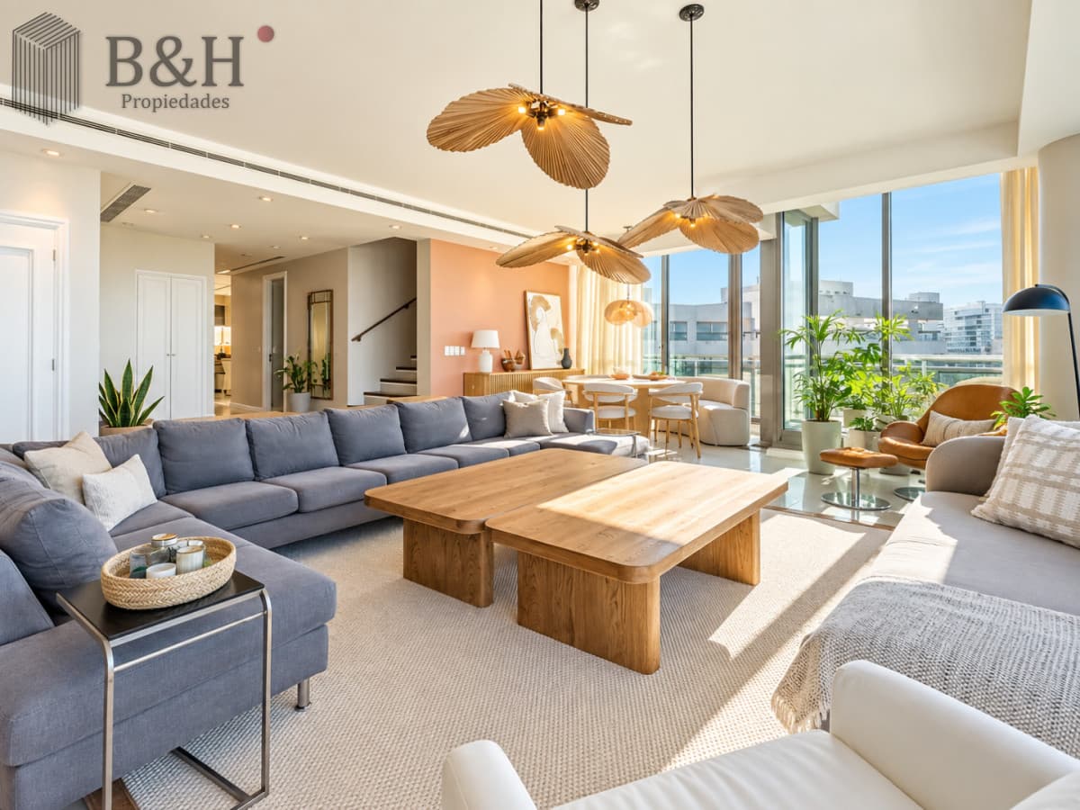 Penthouse Dúplex 5 Suites en Torre Imperiale, con Piscina Privada, Barbacoa y Vista al Mar. Playa Brava, Punta del Este