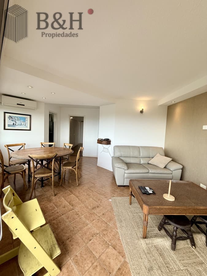 Penthouse con vista al mar en Punta del Este, 2 Dormitorios, en Alquiler Anual