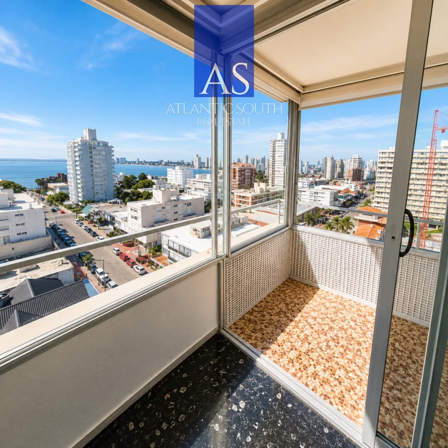 Apartamento con espectacular Vista al Mar sobre Gorlero 2 Dormitorios garage en Península