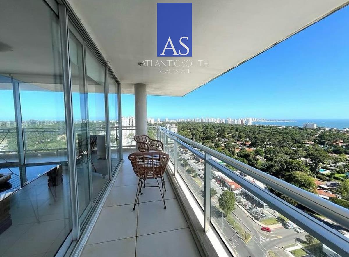 Penthouse 2 dormitorios moderno increíble vista al mar Punta del Este
