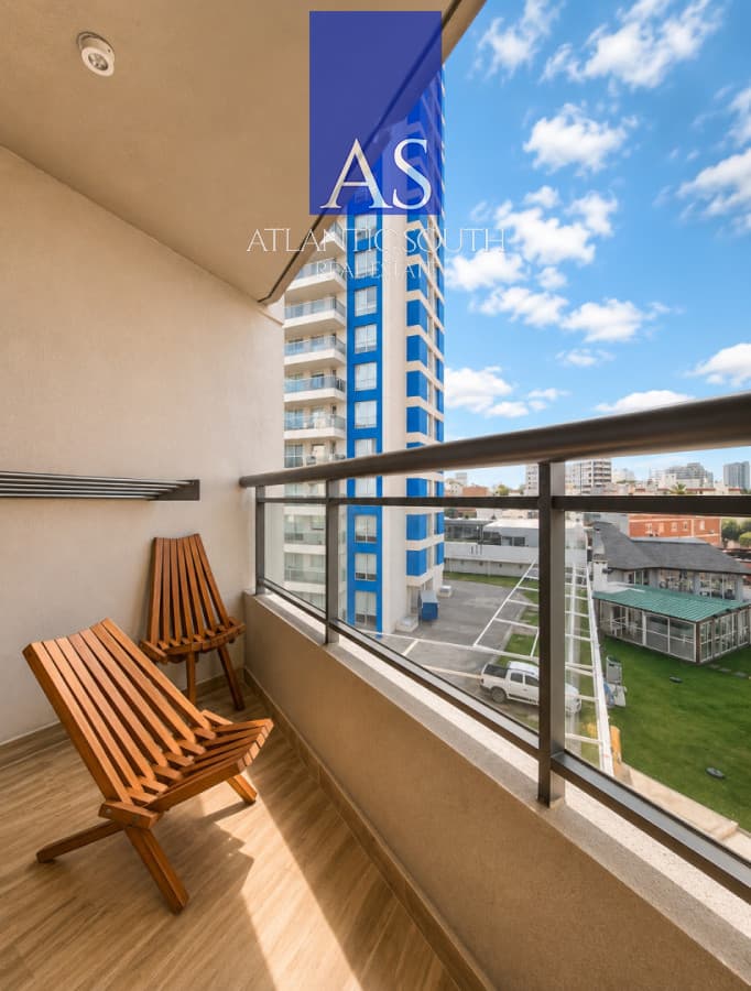 Apartamento con Vista al Mar moderno con garage Playa Brava Punta del Este
