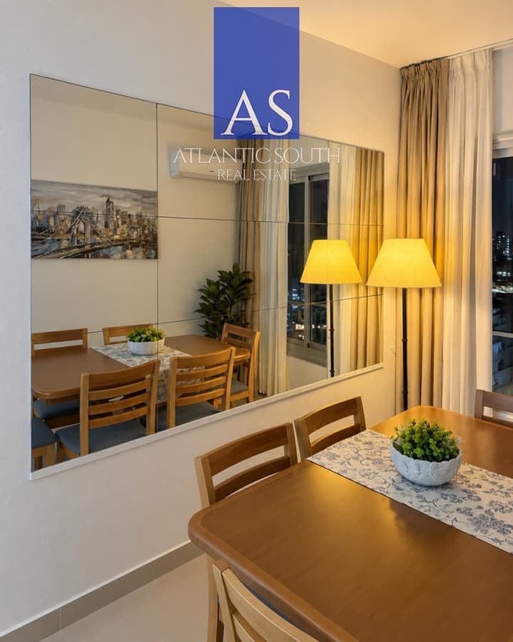 Apartamento de 1 dormitorio reciclado con vista al mar en Santos Dumont, Península