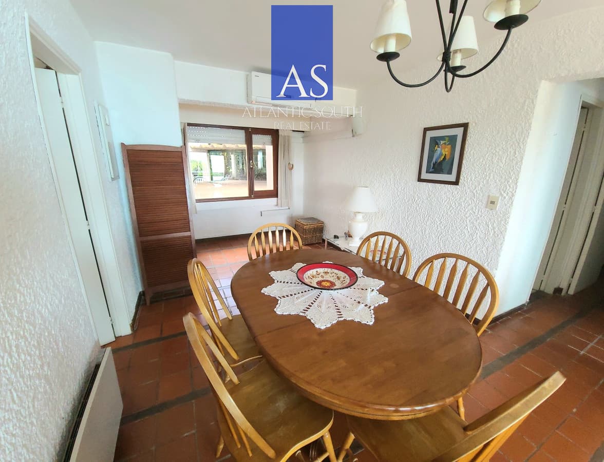 Alquiler anual Apartamento 2 dormitorios frente al mar Mansa espectacular terraza con vista