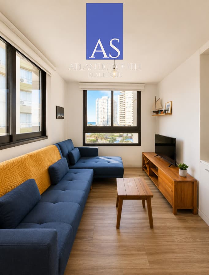 Apartamento con Vista al Mar moderno con garage Playa Brava Punta del Este
