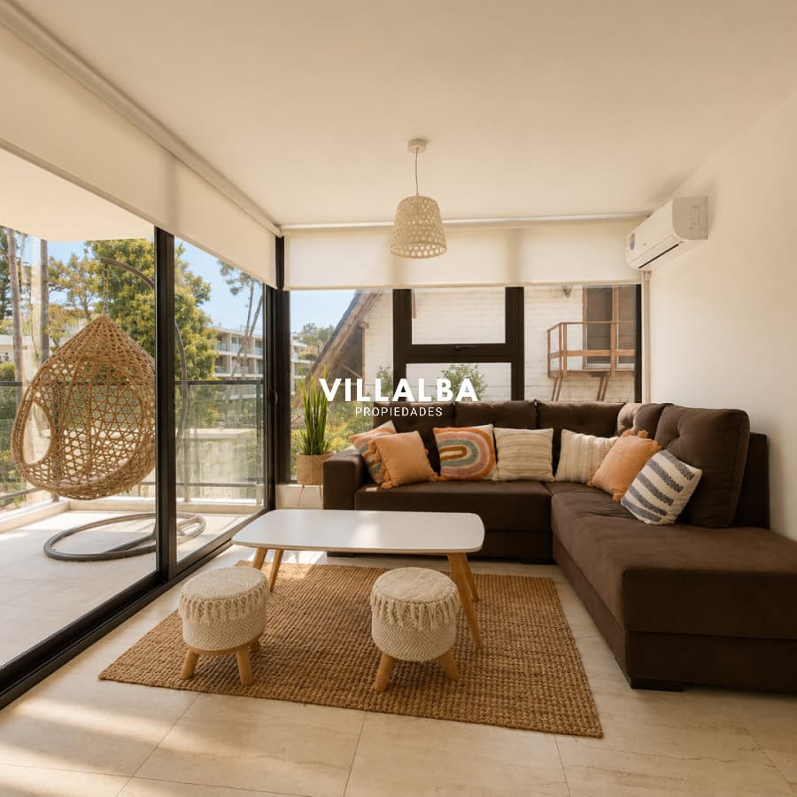 Apartamento moderno 2 dormitorios con parrillero 200mts del mar Playa Mansa